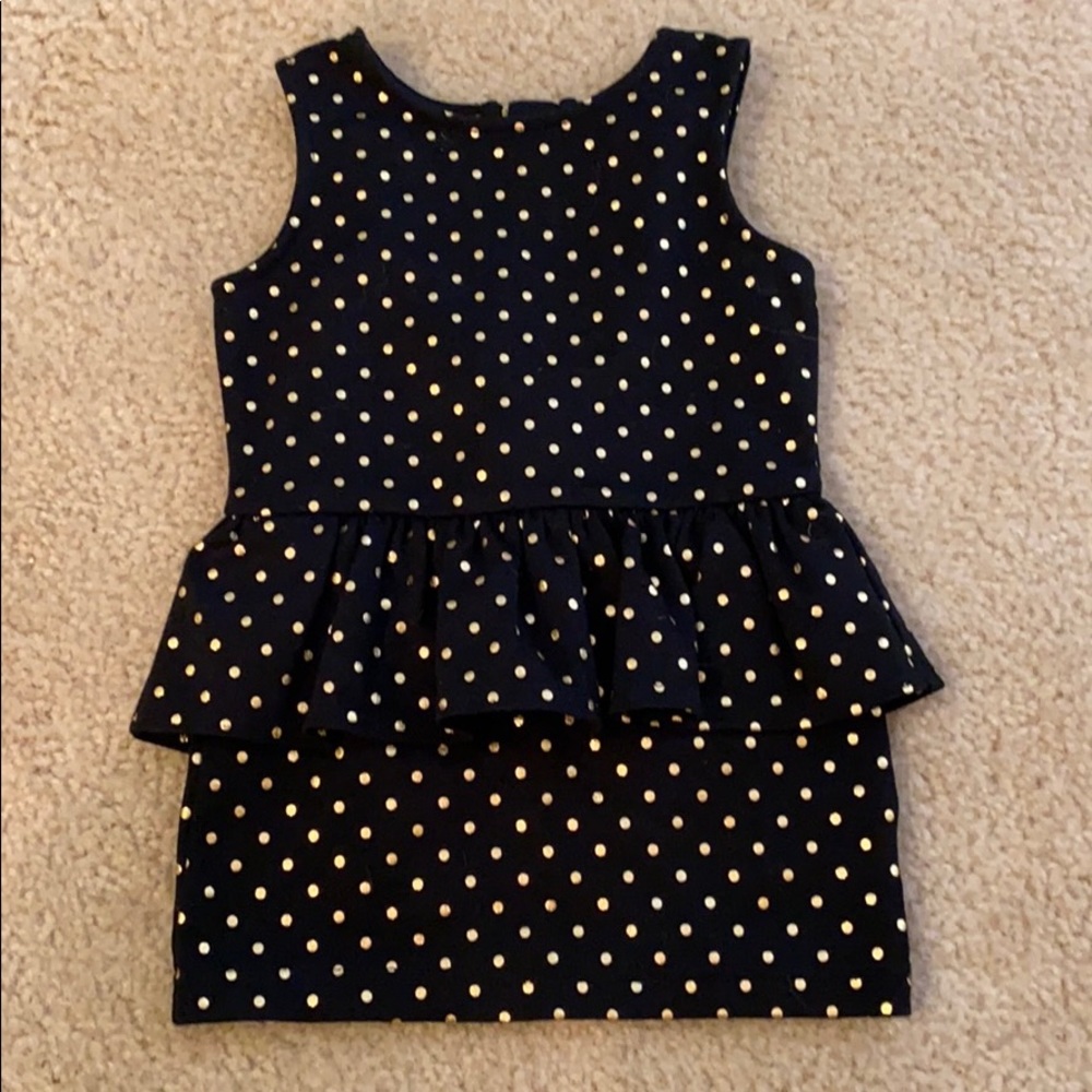 Black/Gold Girls Dress